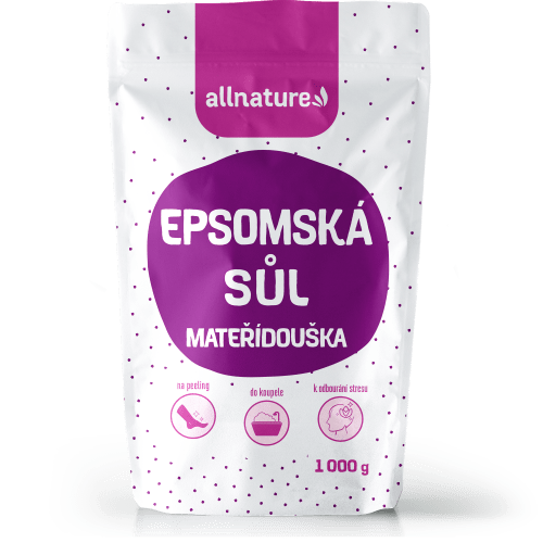 Allnature Epsomská sůl Mateřídouška (1 kg) - relaxace s nádechem mateřídoušky Allnature