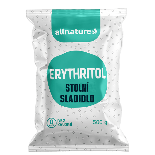 Allnature Erythritol - 500 g - bez kalorií