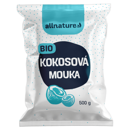 Allnature Kokosová mouka BIO - 500 g - bohatá na bílkoviny a vlákninu Allnature