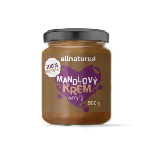 Allnature Mandlový krém (500 g) - 100% jemně namleté mandle Allnature