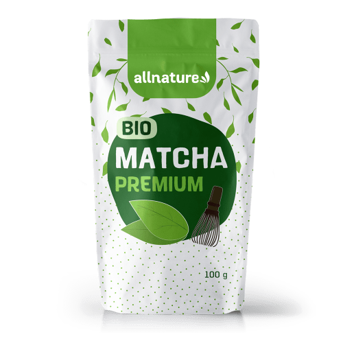 Allnature Matcha Premium BIO - 100 g - z první jarní sklizně čajových lístků Allnature