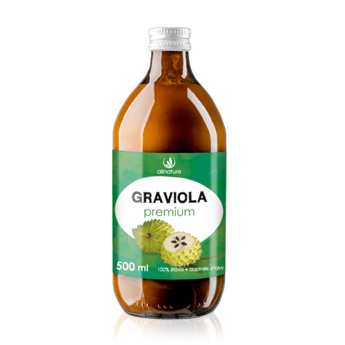 Allnature Šťáva z gravioly Premium (500 ml) - 100% přírodní