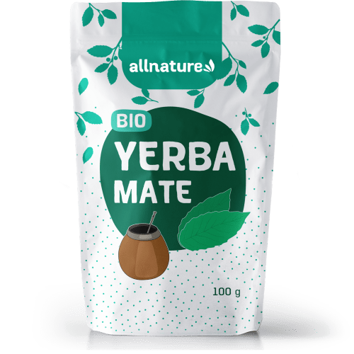 Allnature Yerba Mate čaj sypaný BIO (100 g) - s vitamíny a