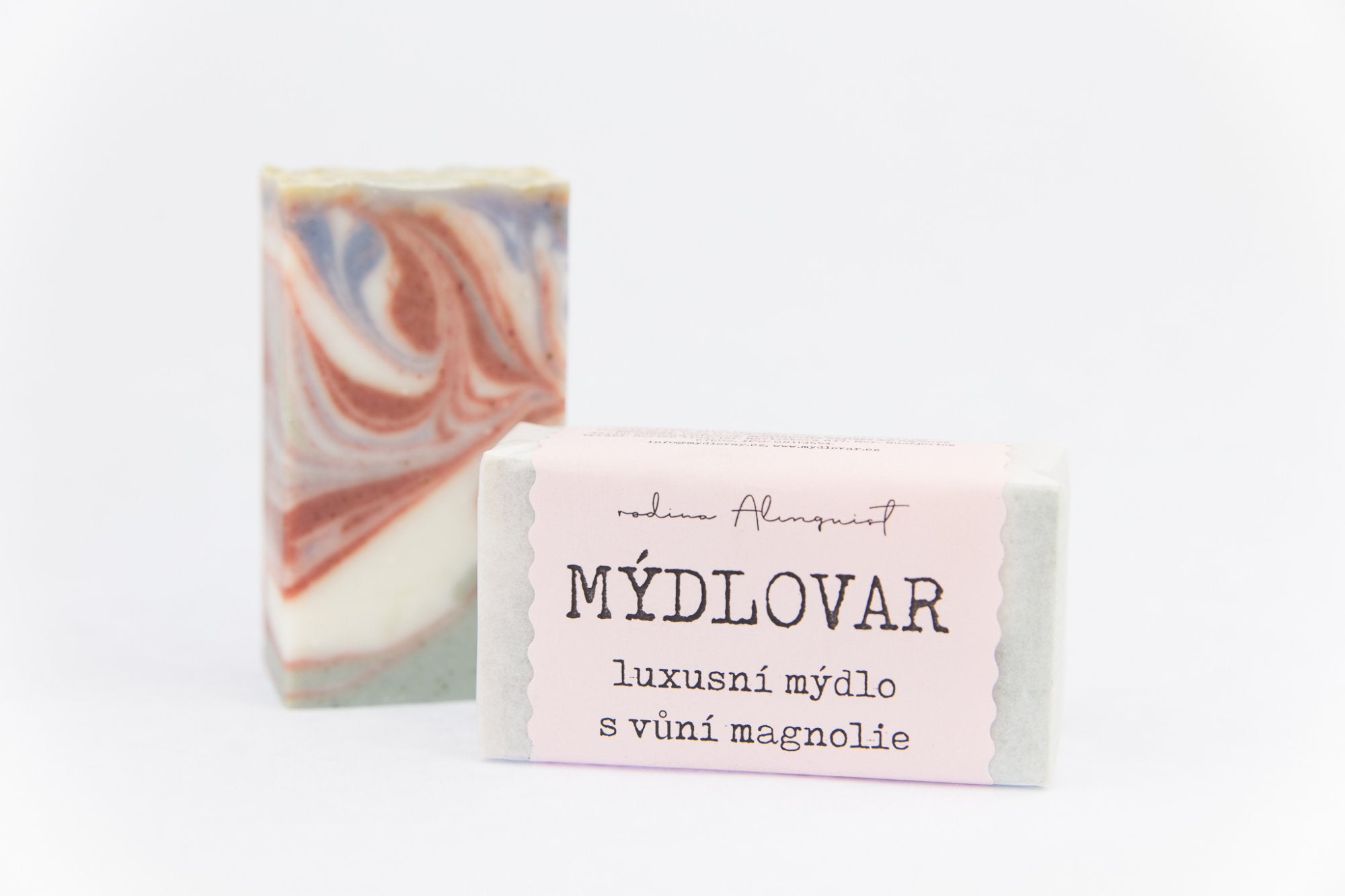 Mýdlovar Luxusní květinové mýdlo s magnolií - 120 g - i pro citlivou a ekzematickou pleť Mýdlovar