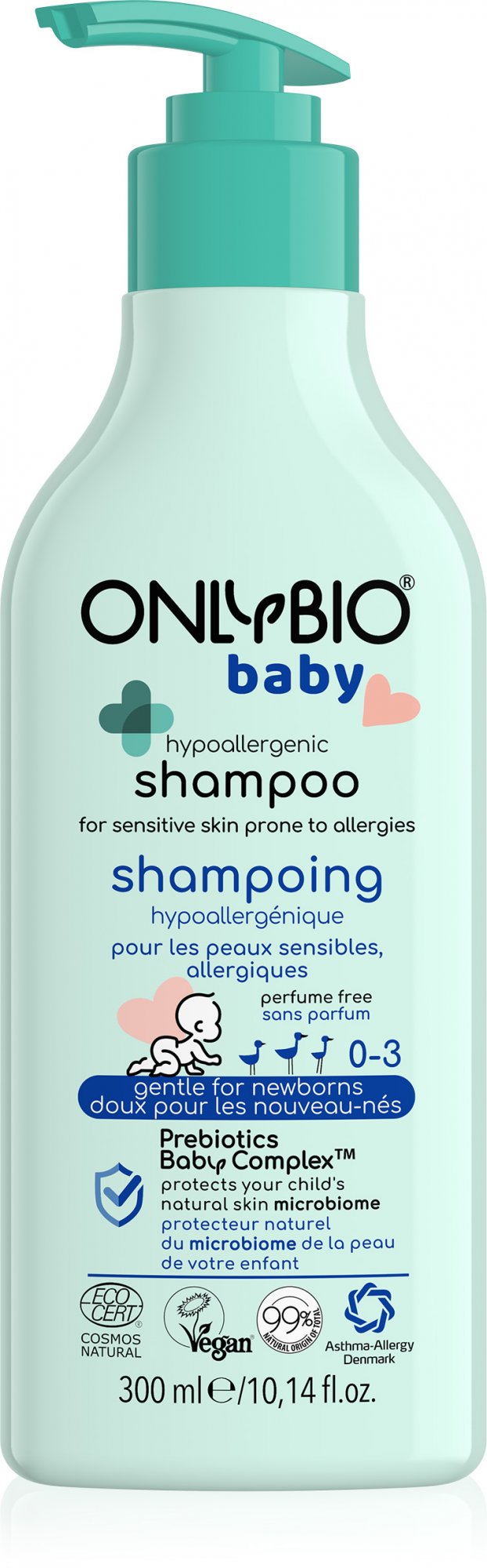 OnlyBio Hypoalergenní šampon pro miminka (300 ml) OnlyBio