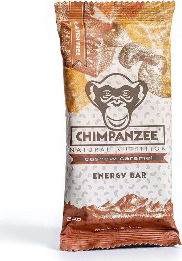 Chimpanzee Tyčinka Energy Cashew Caramel bar 55 g