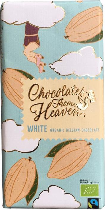 Chocolates from Heaven BIO bílá čokoláda 32% 100g