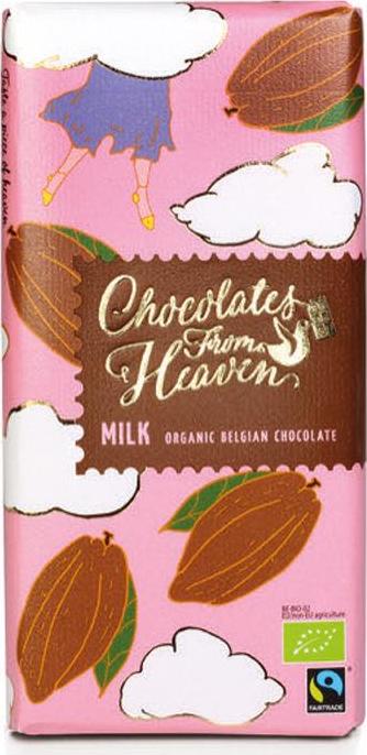 Chocolates from Heaven BIO mléčná čokoláda 37% 100g