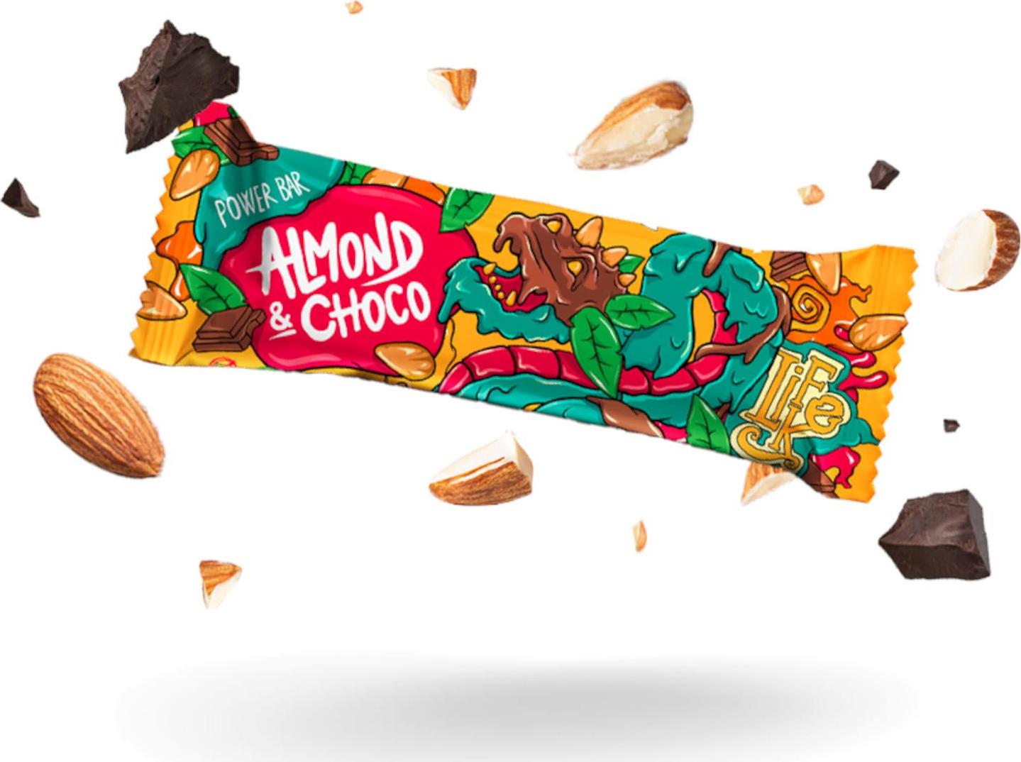 Lifelike Power bar almond chocolate 50 g