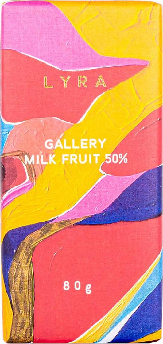 LYRA Gallery milk Fruit 50% 80 g