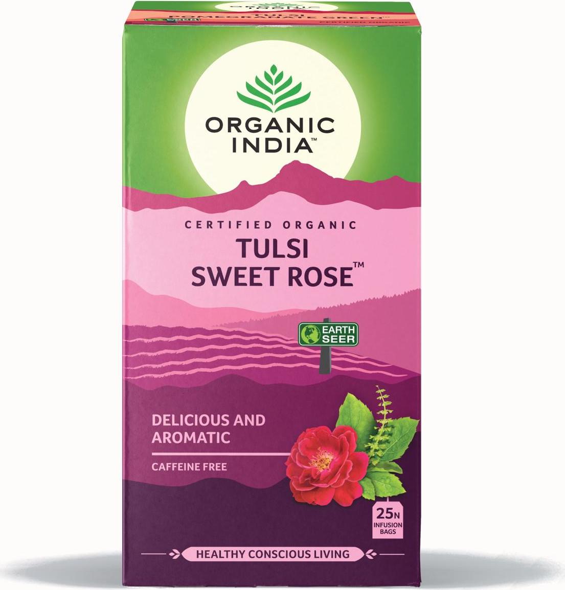 Organic India Čaj Tulsi Sweet Rose