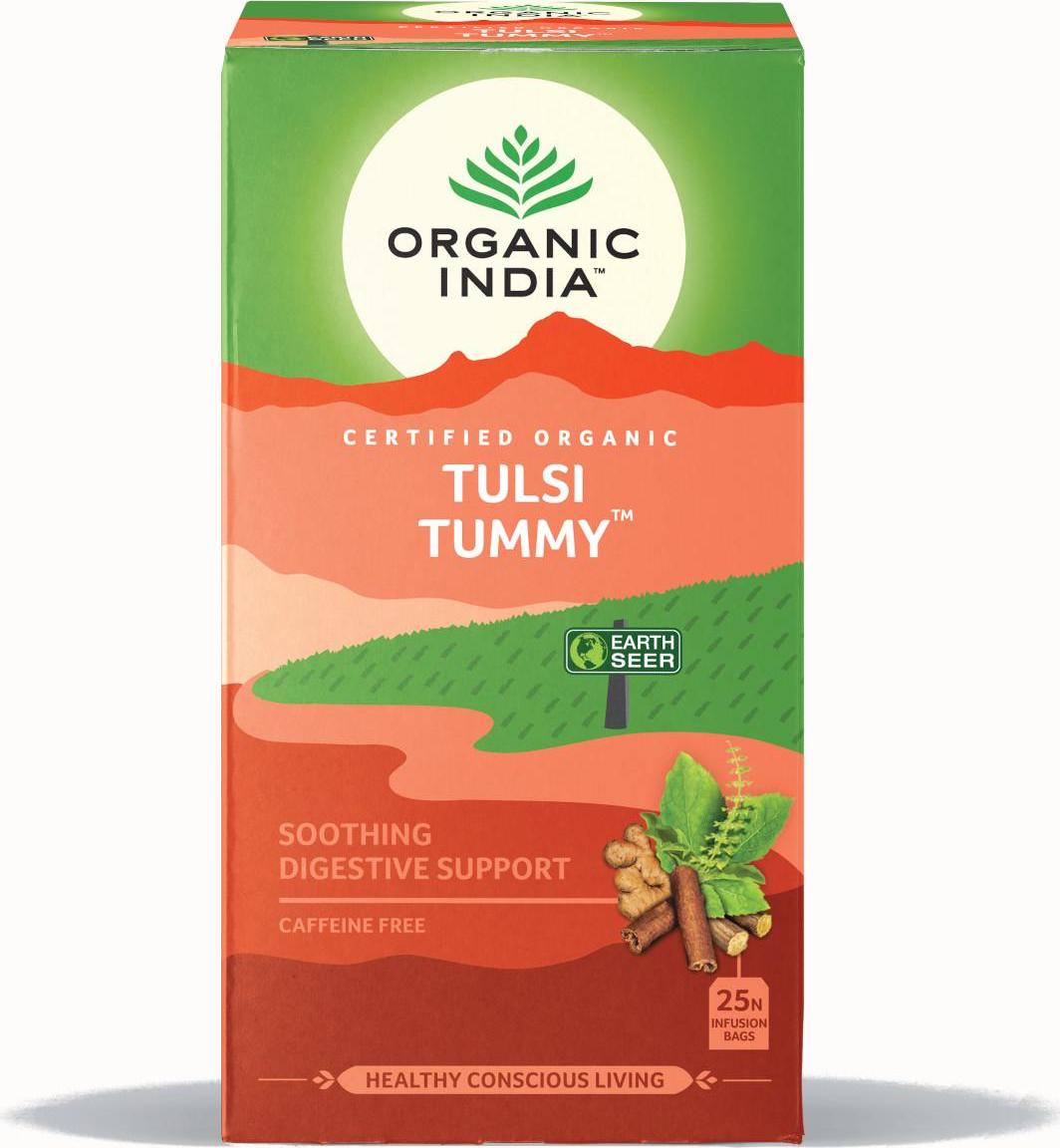 Organic India Čaj Tulsi Tummy pro správné trávení