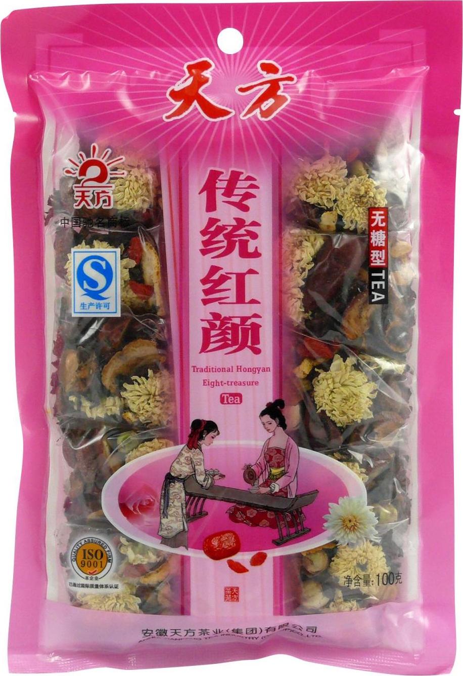 TeaTao Nápoj osmi pokladů Ba Bao Cha bez cukru 100 g