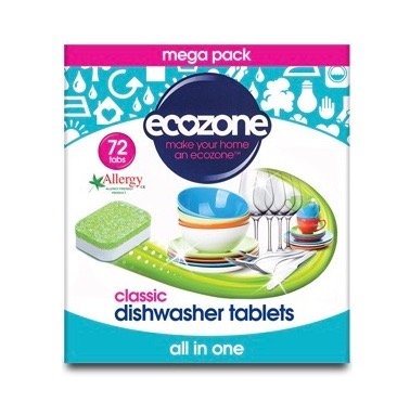 Ecozone Tablety do myčky Classic - vše v jednom - 72 ks Ecozone