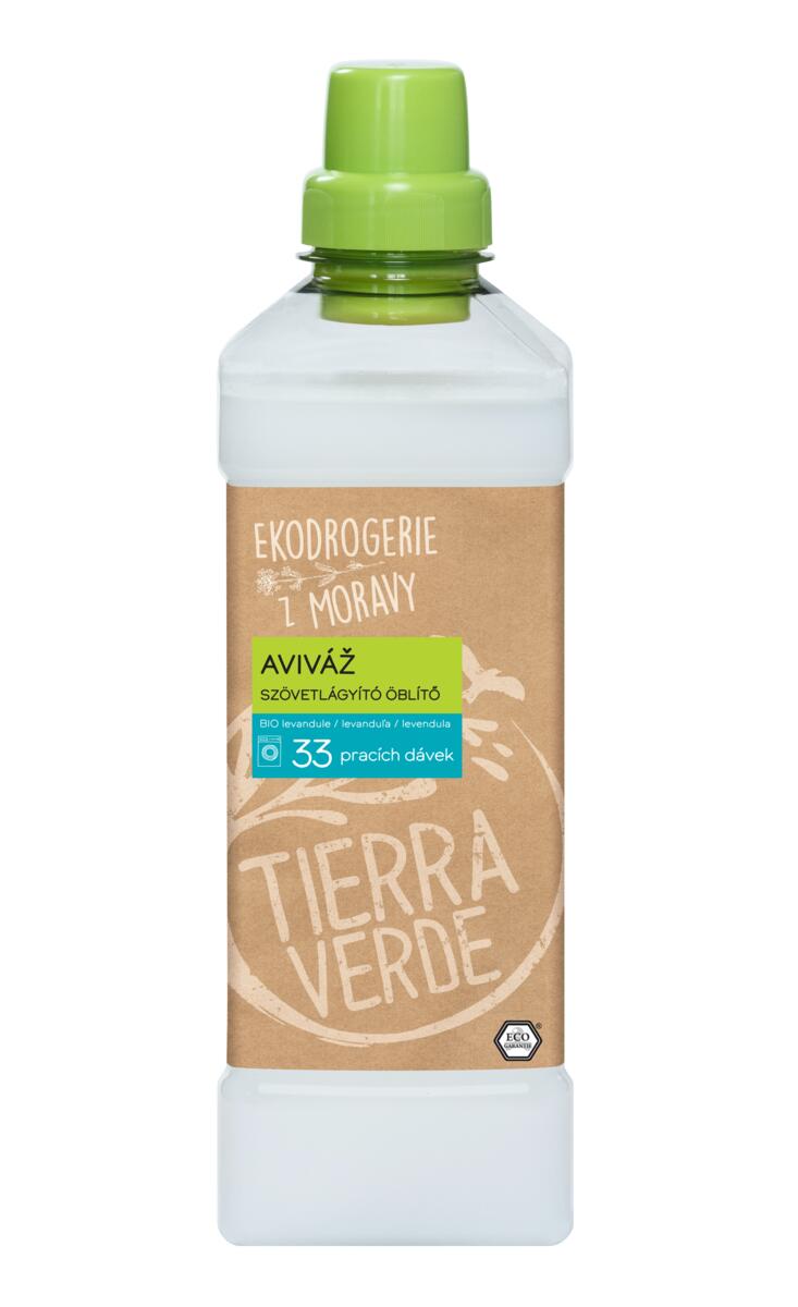 Tierra Verde Aviváž s BIO levandulí - 1 l - pro zjemnění syntetického prádla Tierra Verde