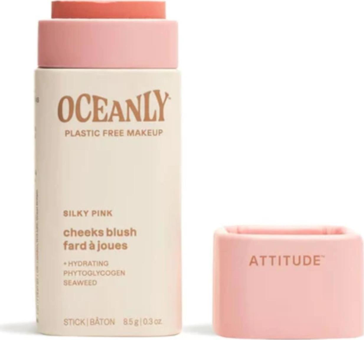 Attitude Tuhá krémová tvářenka Oceanly - Silky Pink 8