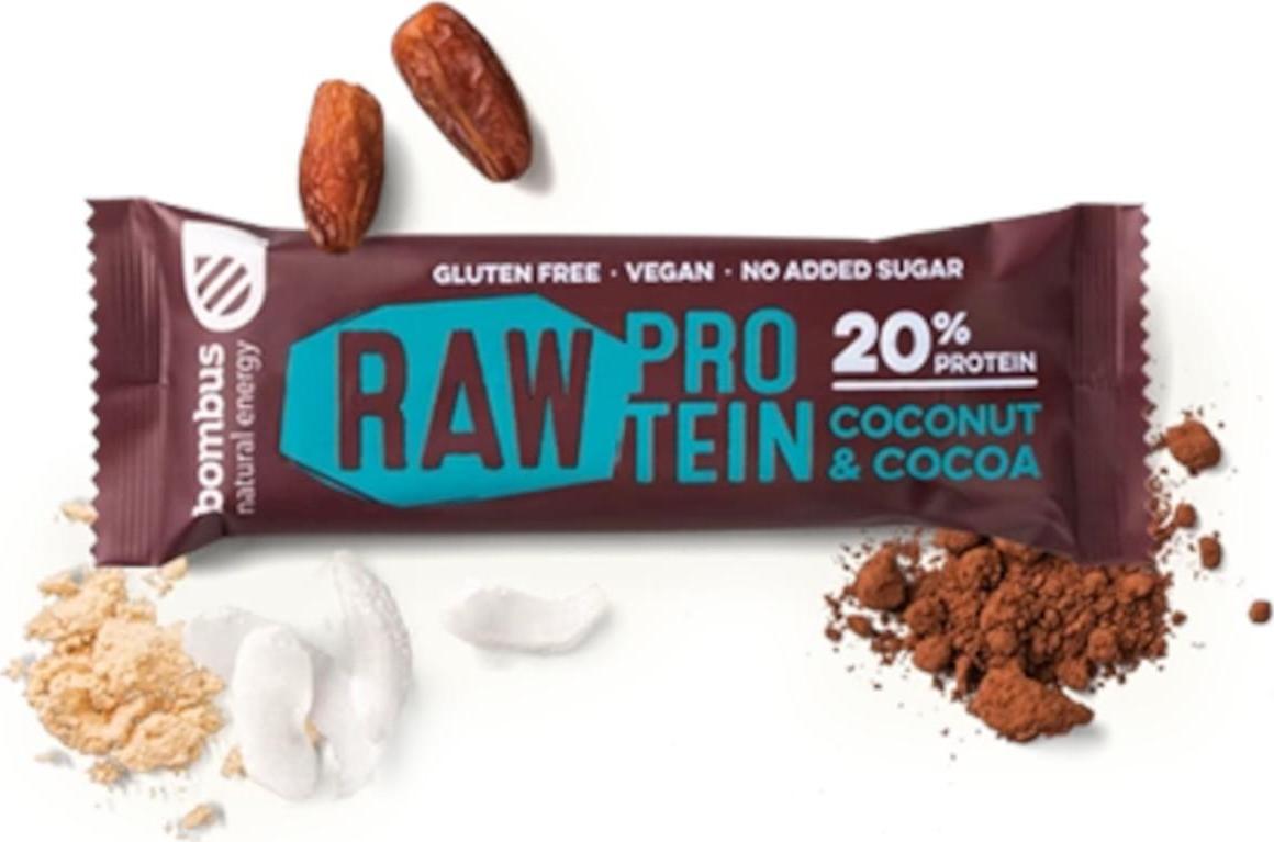 Bombus Raw protein Cocoa & Coconut 50 g