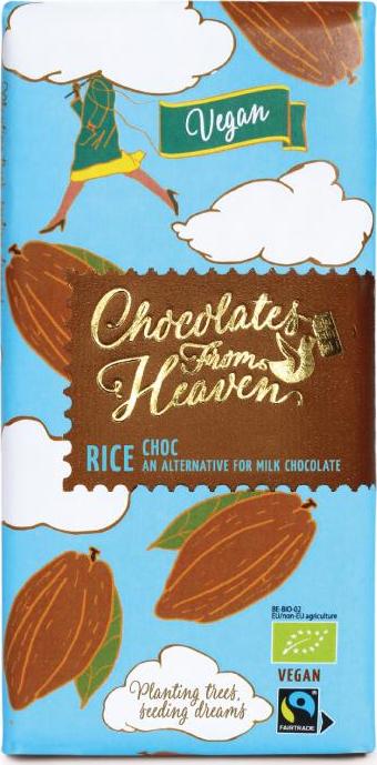Chocolates from Heaven BIO rýžová VEGAN čokoláda 42% 100g