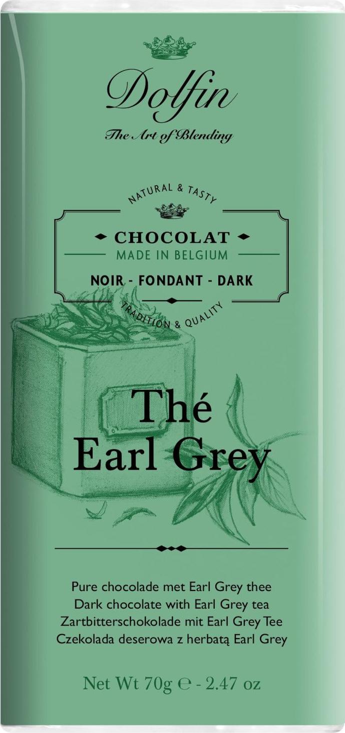 Dolfin Hořká čokoláda s čajem Earl Grey 70 g