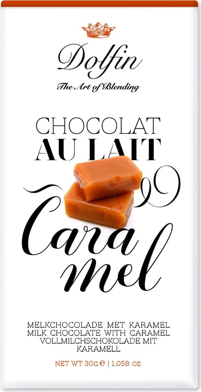 Dolfin Mléčná čokoláda se slaným karamelem 30 g