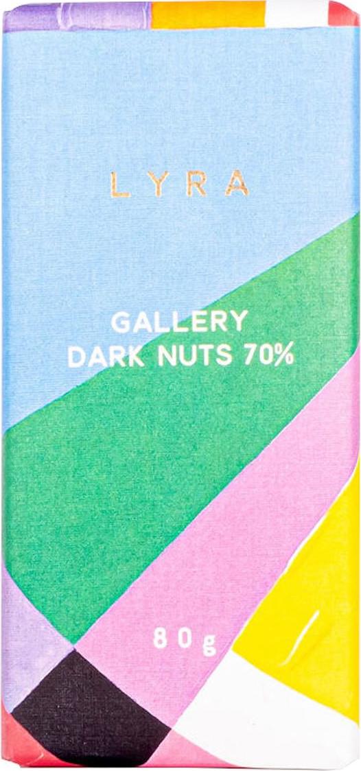 LYRA Gallery dark Nuts 70% 80 g
