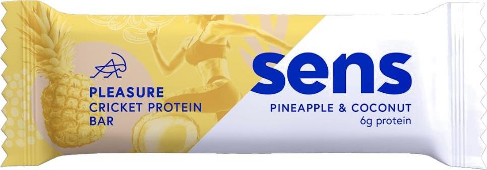SENS Protein tyčinka s cvrččí moukou ananas & kokos 40 g