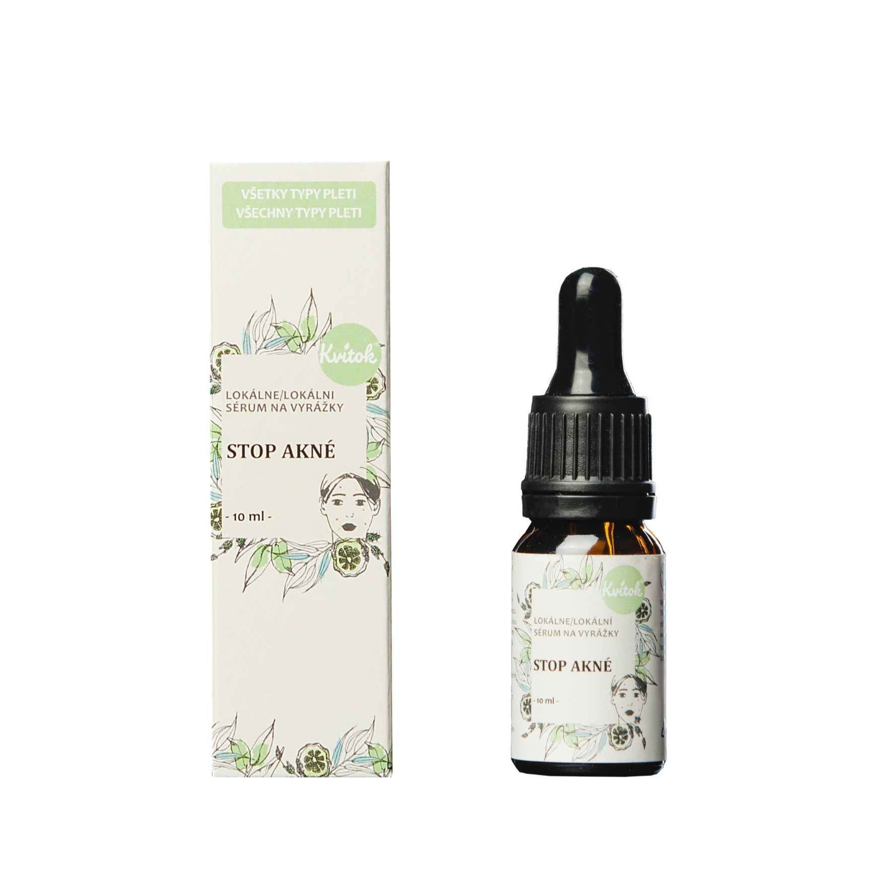 Kvitok SOS Lokální sérum STOP Akné (10 ml) - spolehlivý pomocník Kvitok