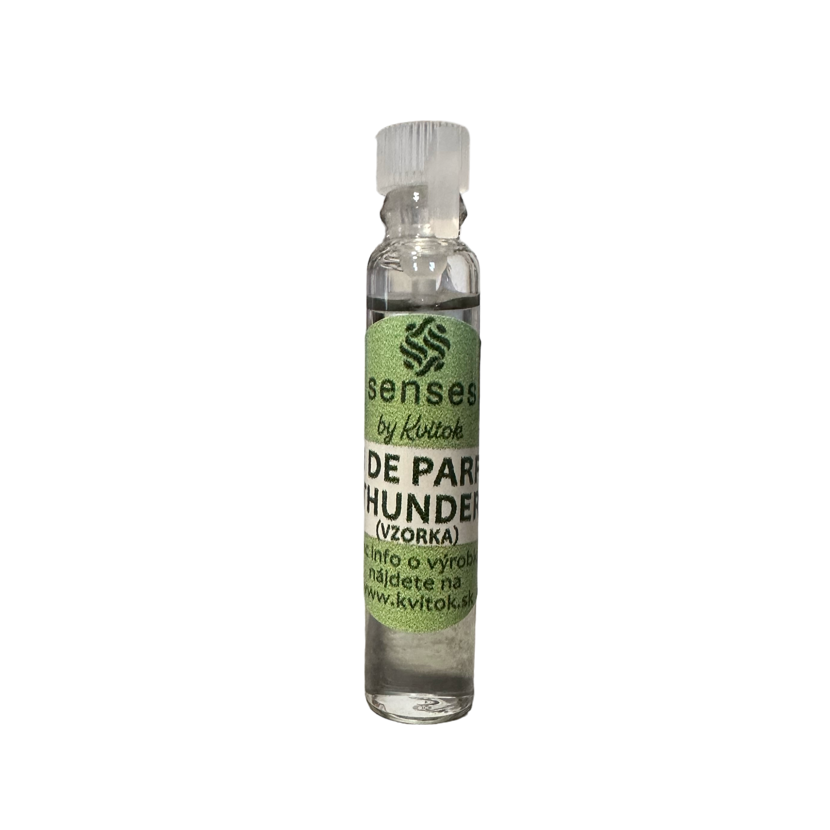 Kvitok Senses Toaletní parfém Thunder - vzorek (2 ml) - zelená unisex vůně Kvitok