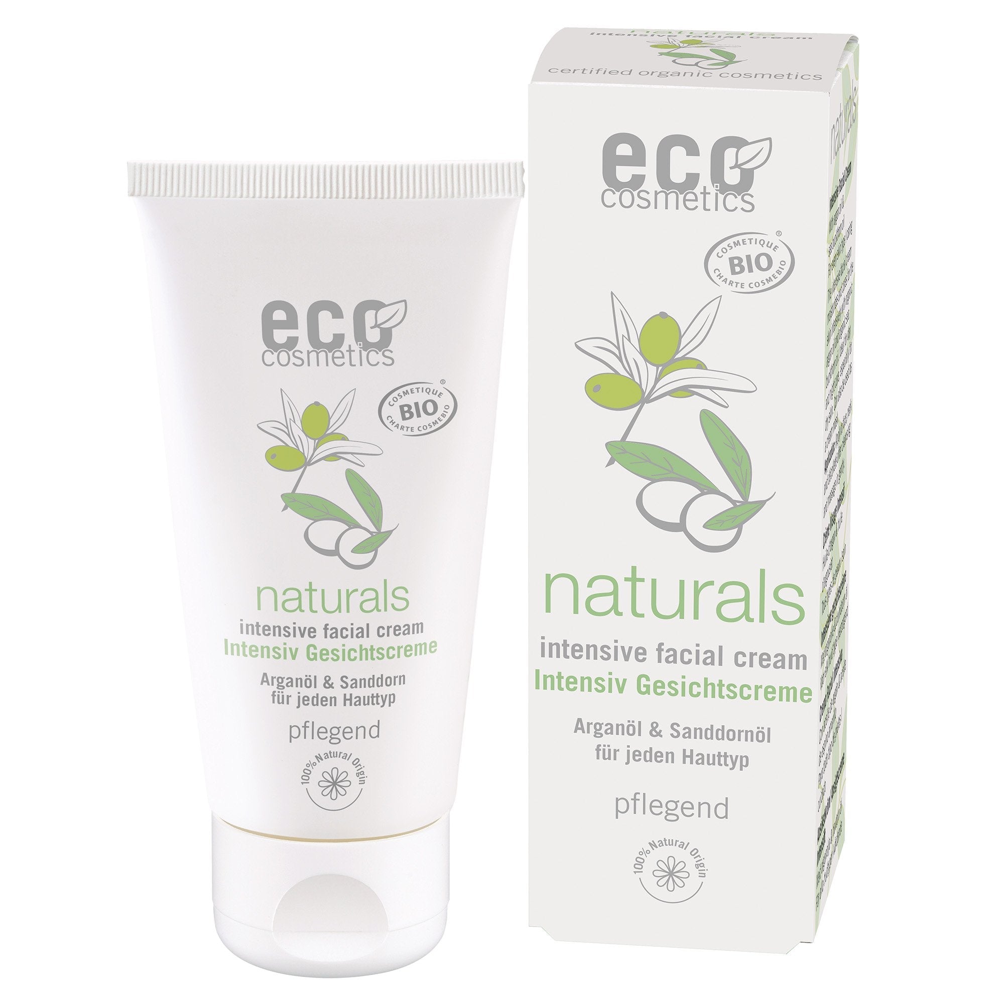 Eco Cosmetics Intenzivní pleťový krém BIO (50 ml) - II. jakost - s cenným arganovým olejem Eco Cosmetics