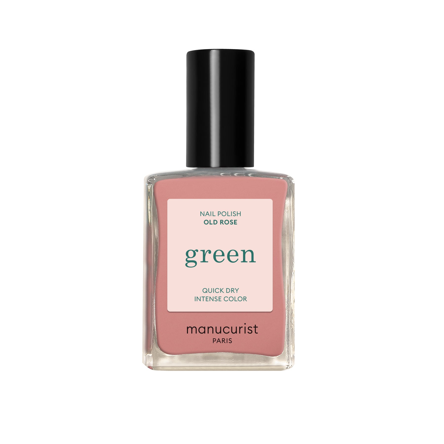 Manucurist Green lak na nehty - Old Rose (15 ml) - decentní starorůžová barva Manucurist