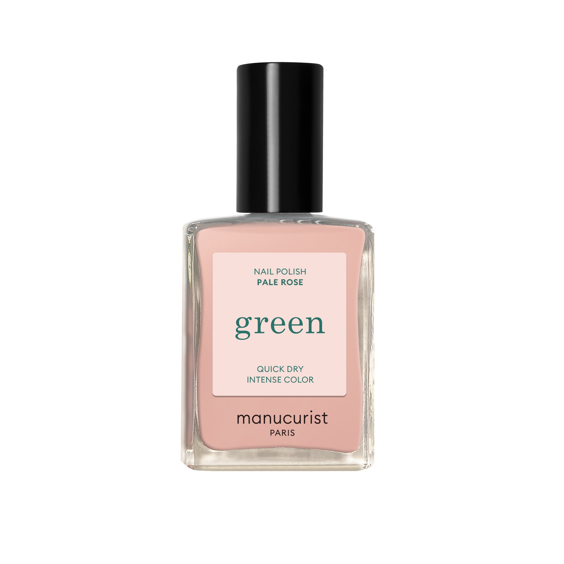 Manucurist Green lak na nehty - Pale Rose (15 ml) - světle meruňková transparentní barva Manucurist
