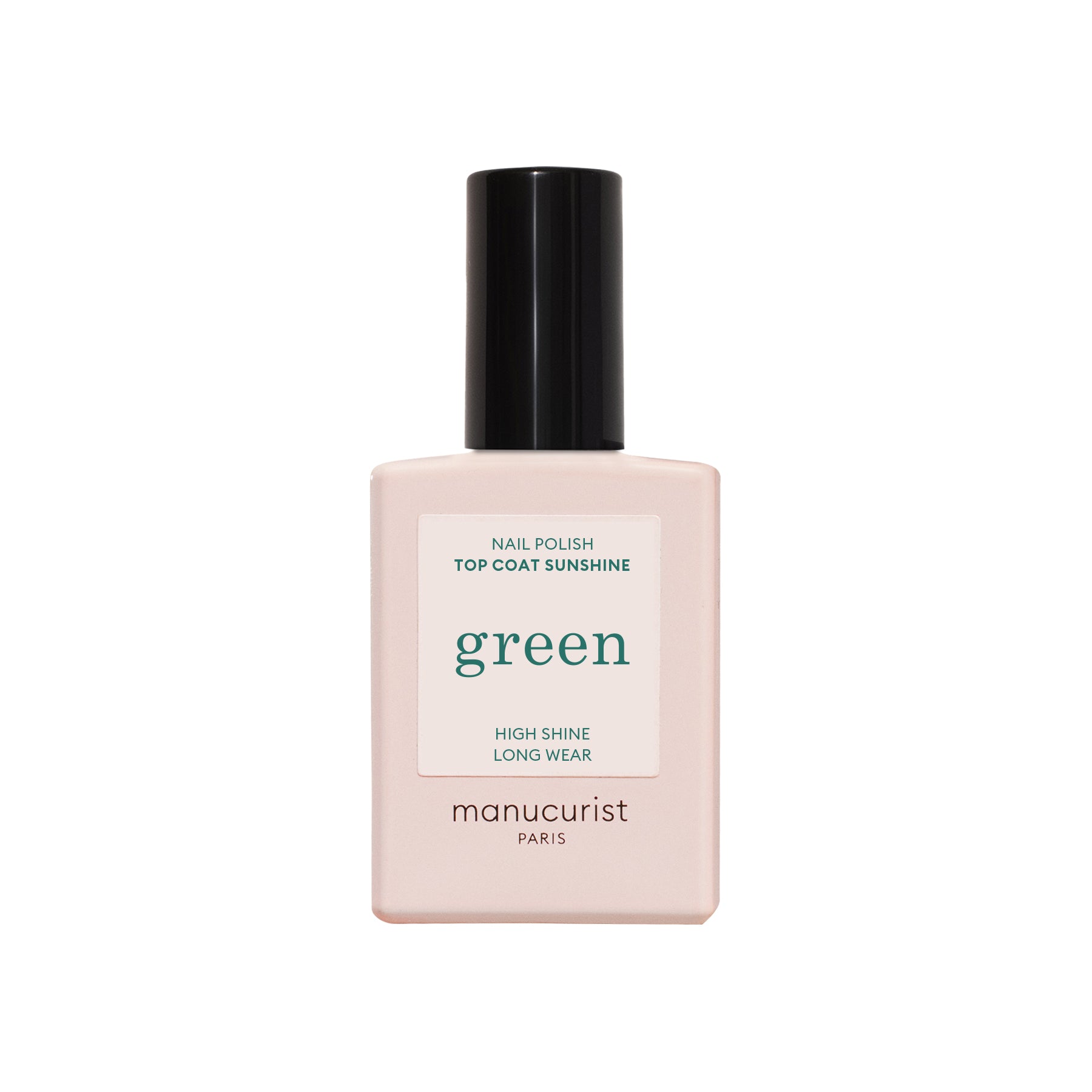 Manucurist Green lak na nehty vrchní - Top Coat Sunshine (15 ml) - efekt gelových nehtů Manucurist