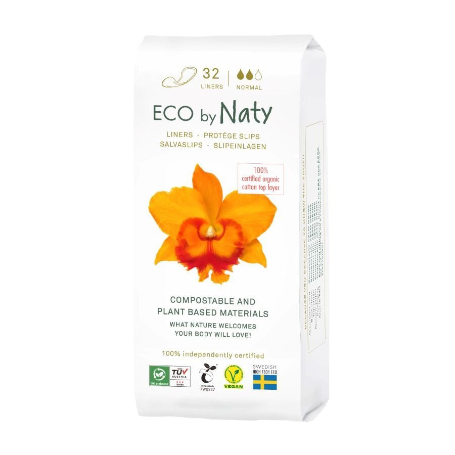 Eco by Naty Slipové vložky - normal (32 ks) - vnitřní vrstva z biobavlny