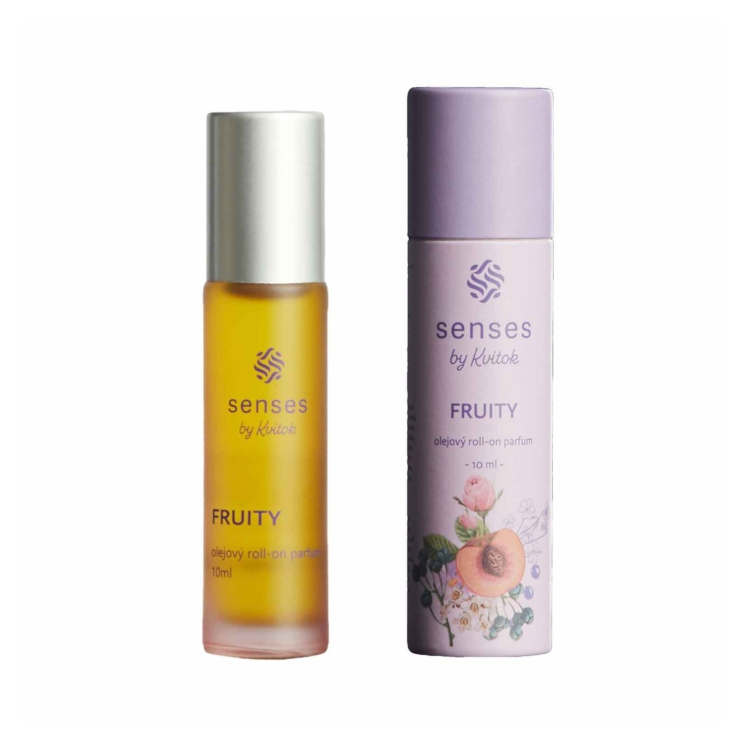 Kvitok Senses Roll-on olejový parfém Fruity (10 ml) - s vůní malin