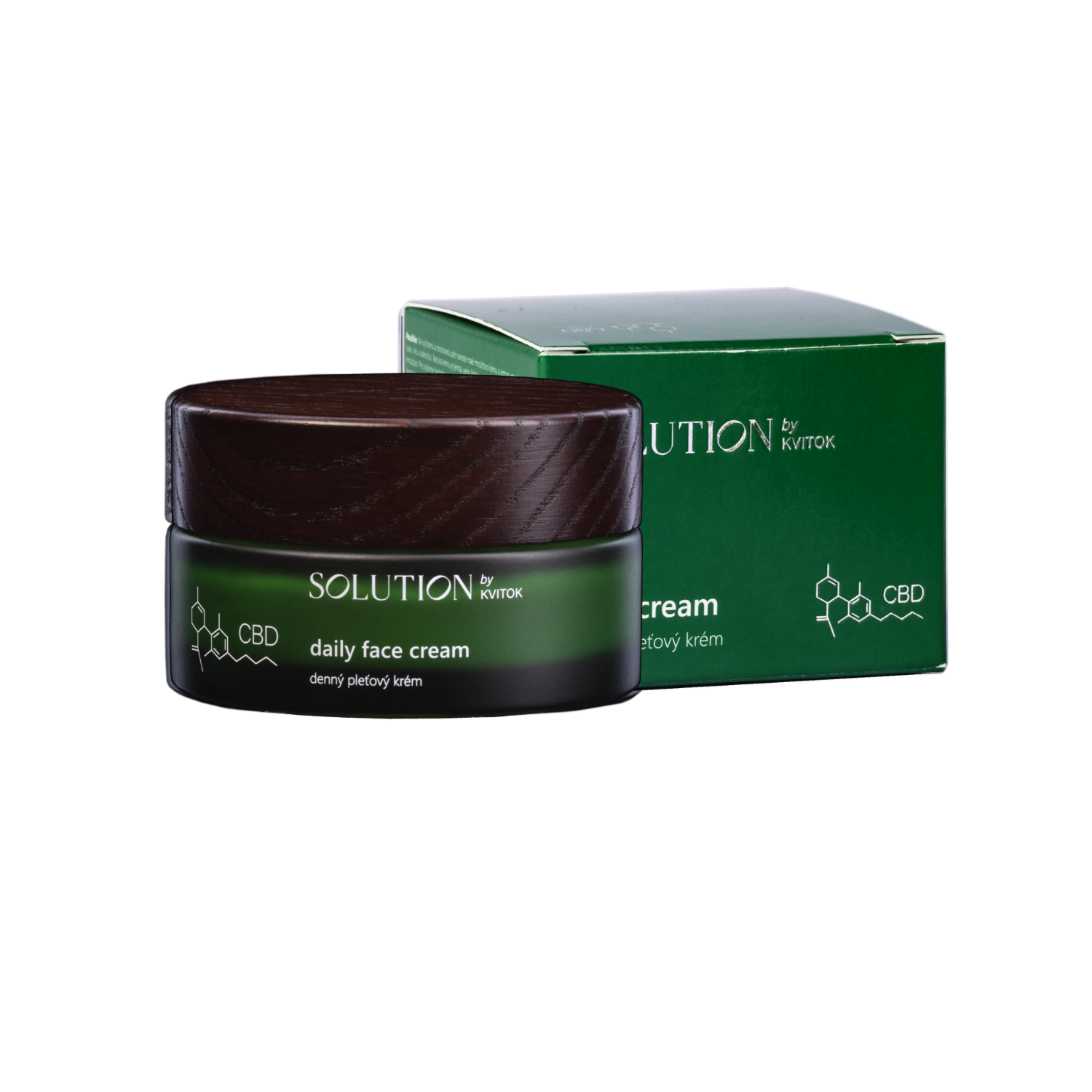 Kvitok Solution Konopný pleťový krém - denní (30 ml) - silné regenerační účinky Kvitok