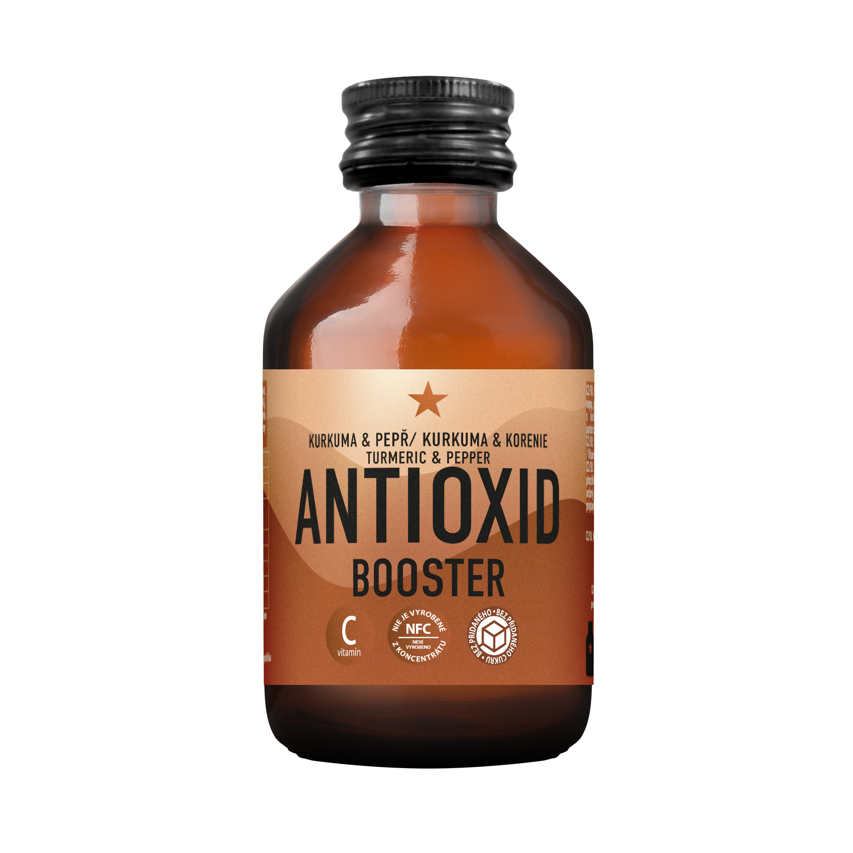 LEROS Healthy booster Kurkuma & Pepř Antioxid shot (100 ml) - pro očištění těla LEROS