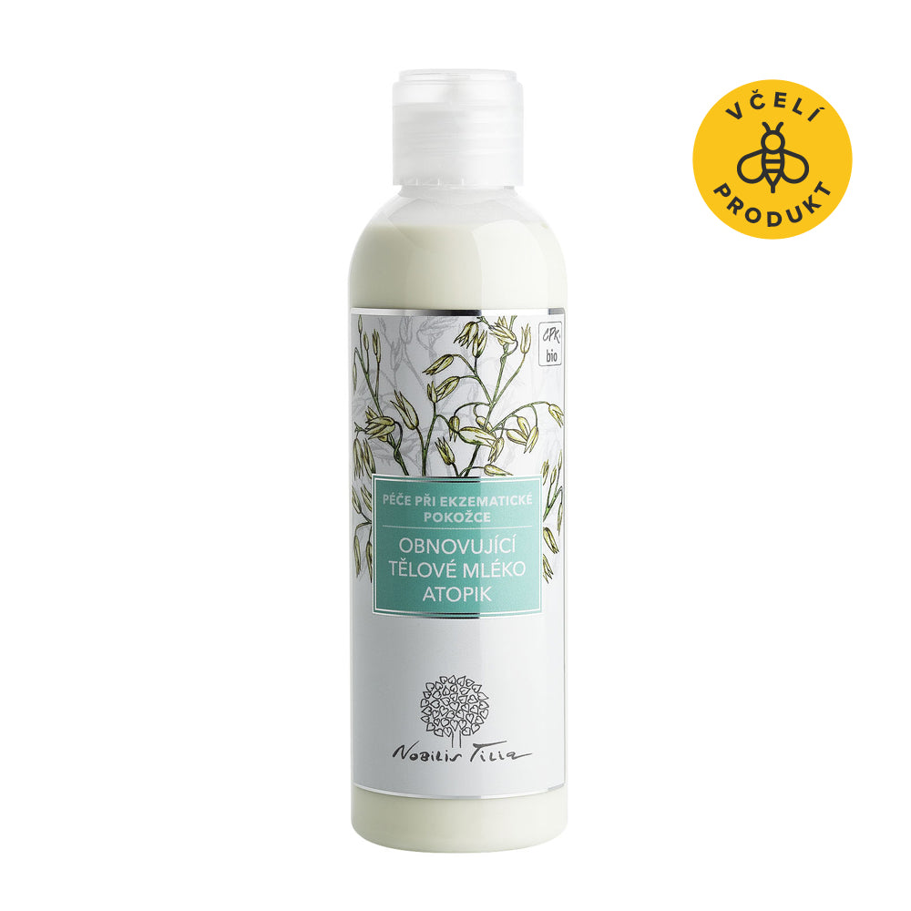 Nobilis Tilia Atopik Obnovující tělové mléko BIO (200 ml) - vhodné pro atopickou pokožku Nobilis Tilia