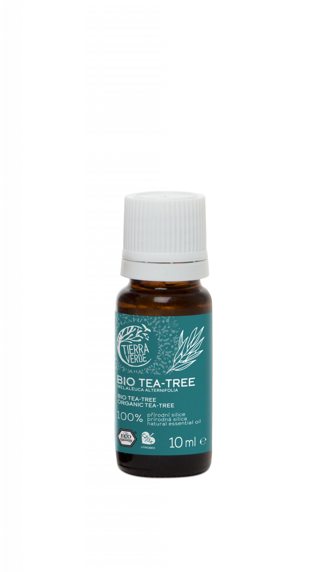 Tierra Verde Esenciální olej Tea tree BIO (10 ml) - pošk. obal - antibakteriální pomocník Tierra Verde