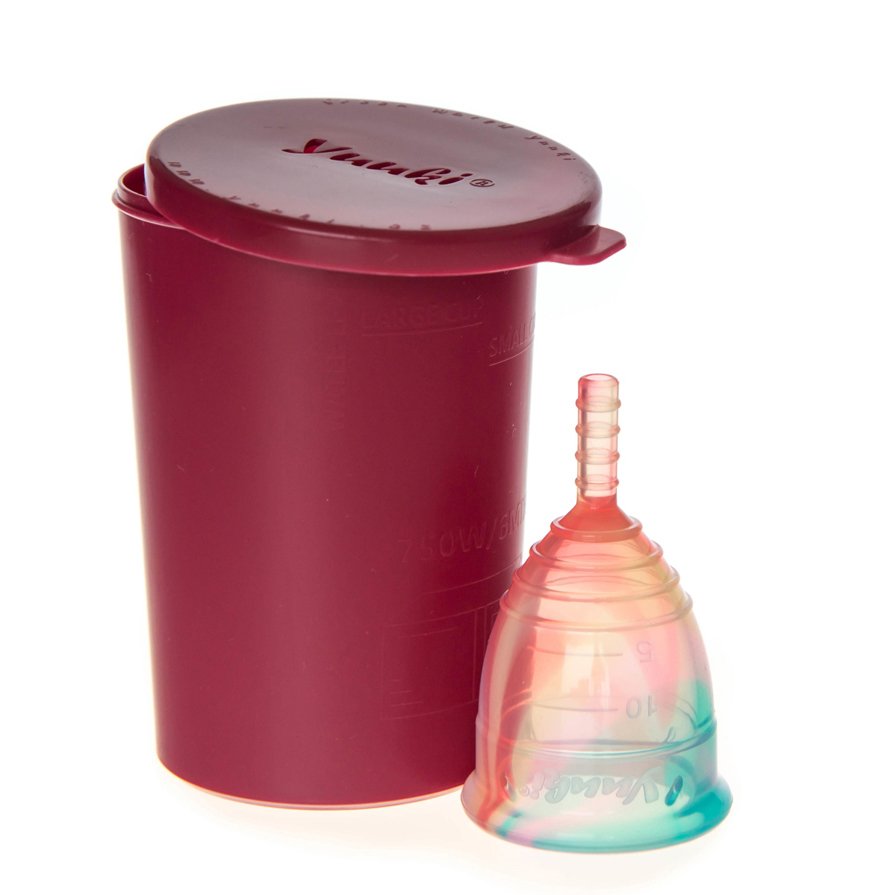 Yuuki Rainbow Menstruační kalíšek Soft - malý - včetně sterilizačního kelímku Yuuki
