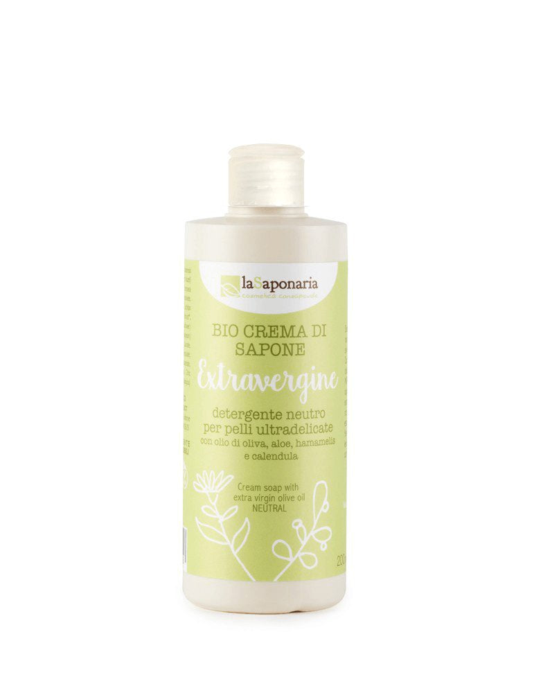 laSaponaria Sprchový gel s extra panenským olivovým olejem BIO (200 ml) laSaponaria