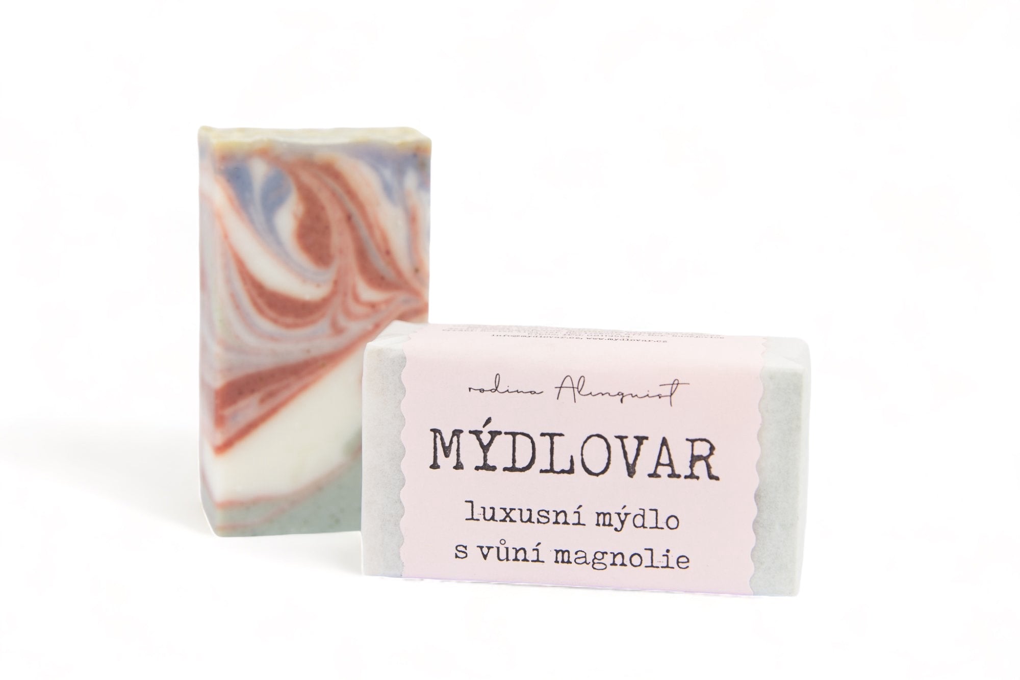 Mýdlovar Luxusní květinové mýdlo s magnolií - 120 g - i pro citlivou a ekzematickou pleť Mýdlovar