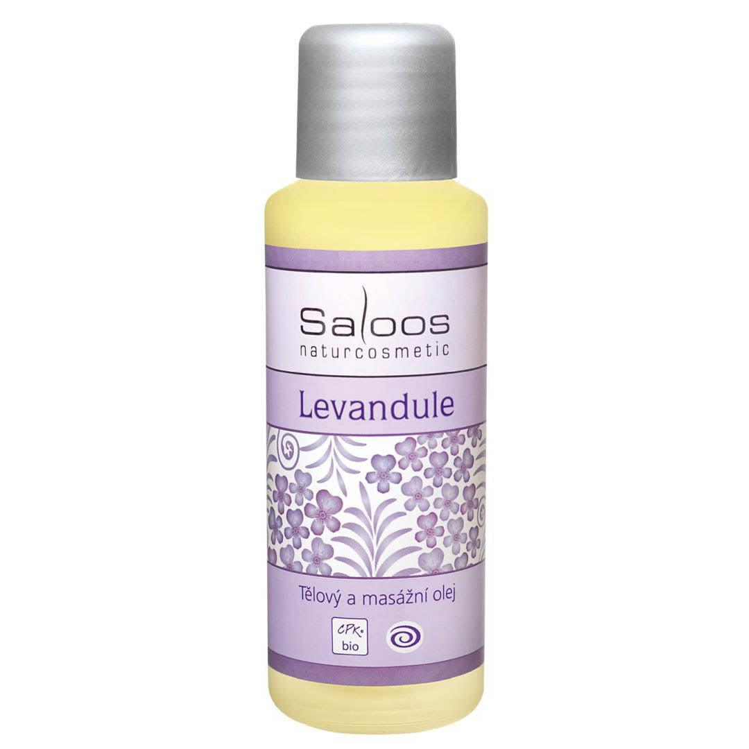 Saloos Tělový a masážní olej Levandule BIO (50 ml) - pro miminka i dospěláky Saloos