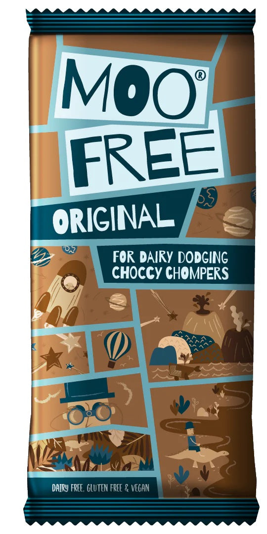 Moo-free Čokoláda originál (80 g) - fair trade kvalita Moo-free