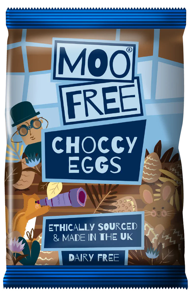 Moo-free Čokoládová mini vajíčka (10 ks) - fair trade kvalita Moo-free