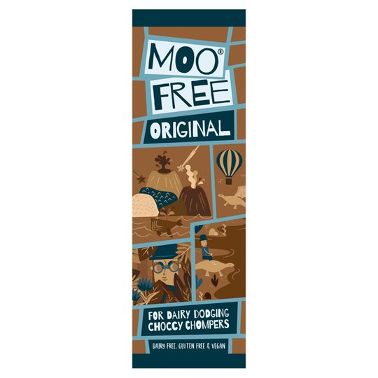 Moo-free Čokoládová tyčinka originál (20 g) - fair trade kvalita Moo-free