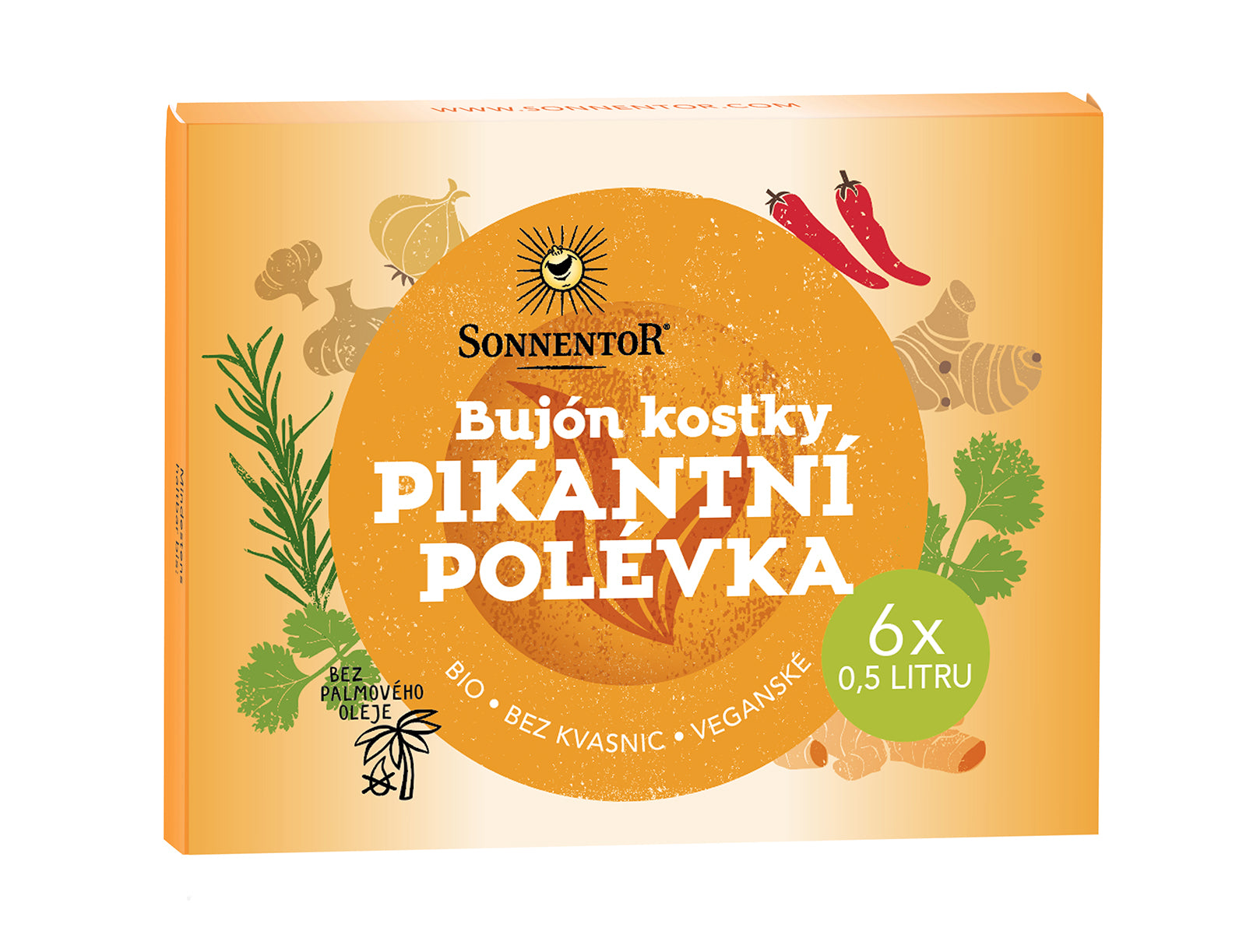 Sonnentor Bujón Pikantní polévka BIO (6 x 10 g) - dochutí každou polévku Sonnentor