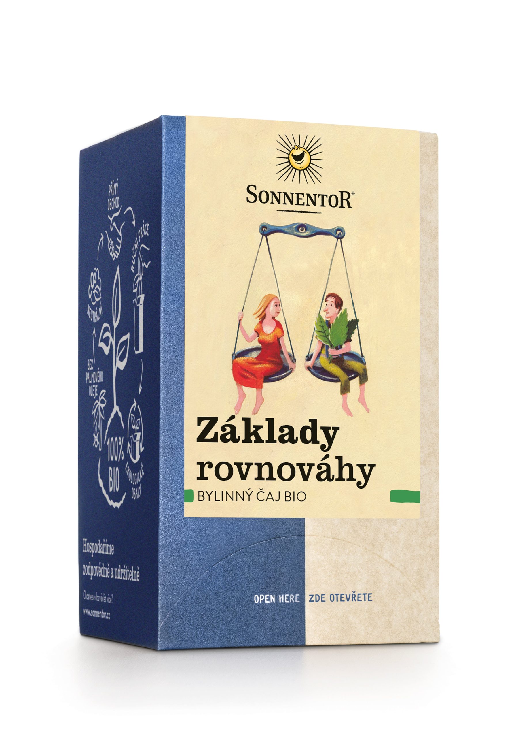 Sonnentor Bylinný čaj Základy rovnováhy BIO - nálevové sáčky (18 x 1