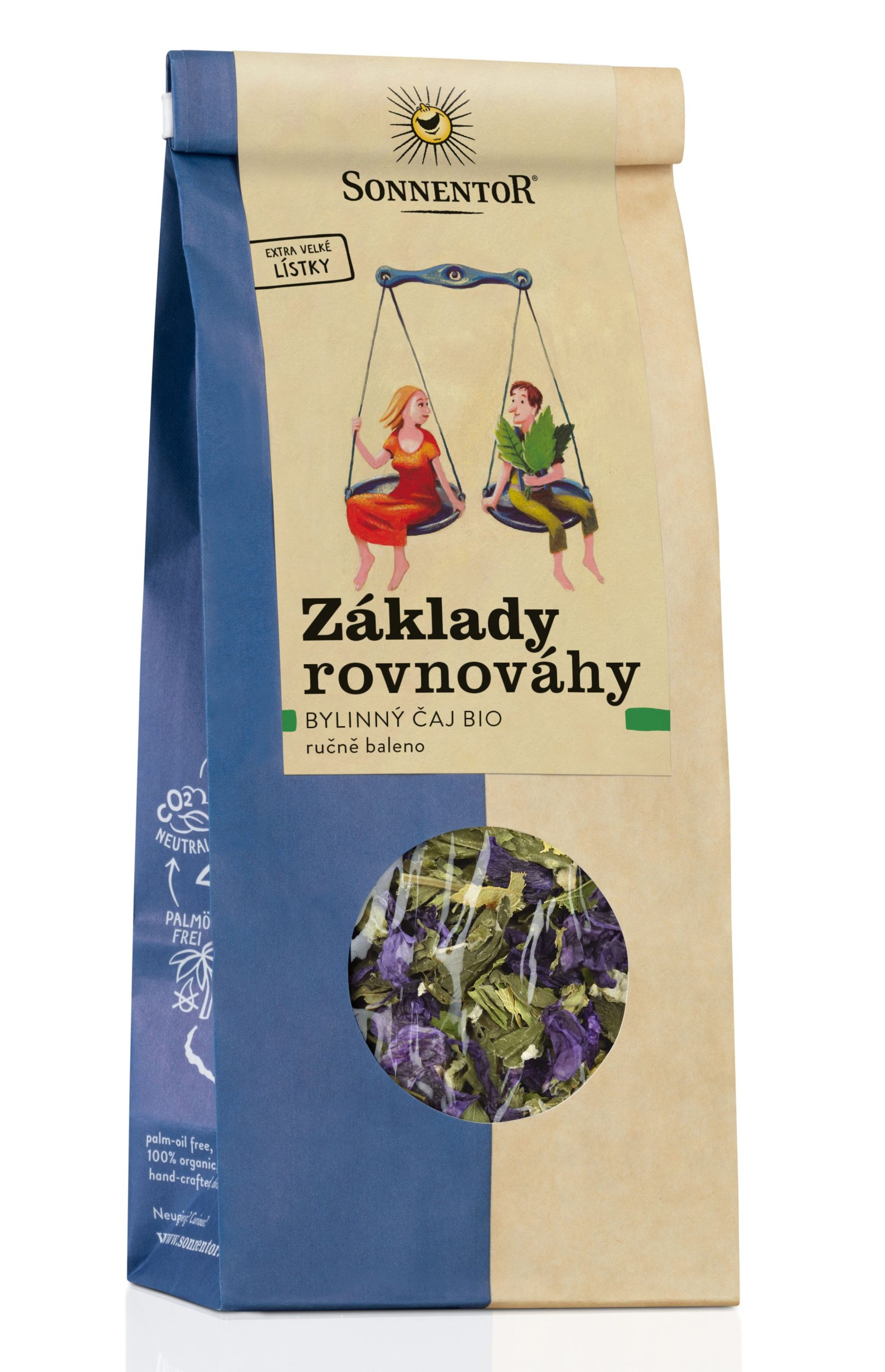 Sonnentor Bylinný čaj Základy rovnováhy BIO - sypaný (50 g) - podporuje vnitřní klid a harmonii Sonnentor