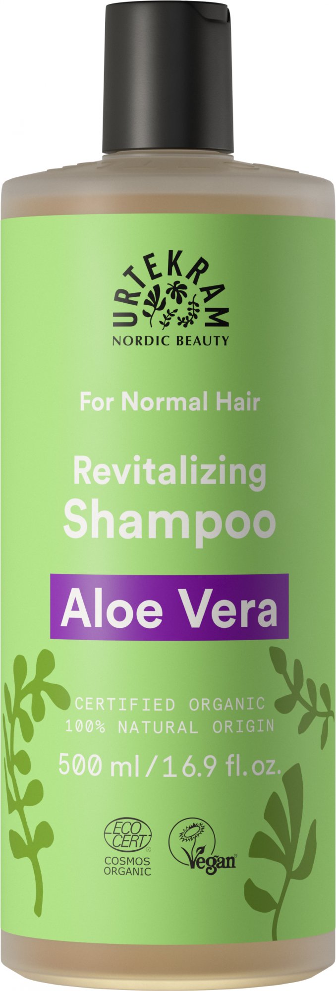 Urtekram Šampon s aloe vera pro normální vlasy BIO - 500 ml Urtekram