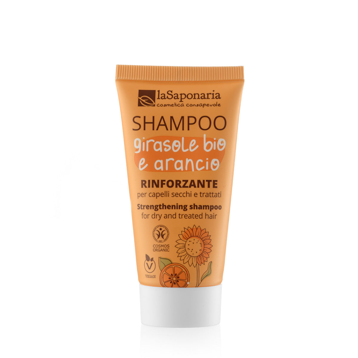laSaponaria Šampon se slunečnicí a sladkým pomerančem BIO - 30 ml laSaponaria